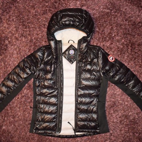 Canada Goose HyBridge Lite Hooded Down women's jacket used, size M, black