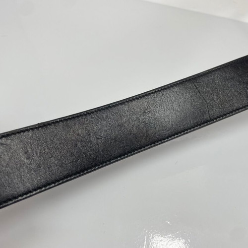 Gucci leather belt 85 cm used, black