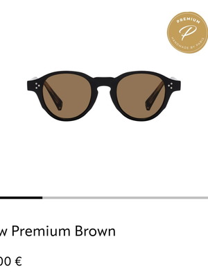 Pervedere Raw Premium Brown sunglasses