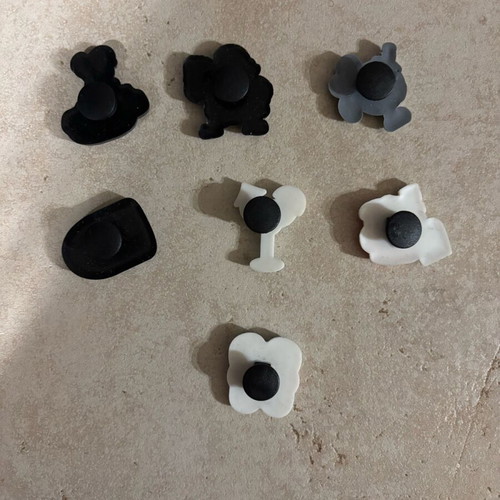 Crocs Mario pins like new, multicolored