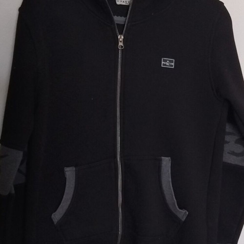 Hashtag jacket size 12 black and grey like new