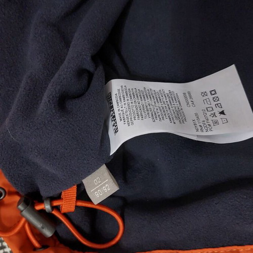 Napapijri Rainforest unisex lightweight jacket size 24 months new, orange