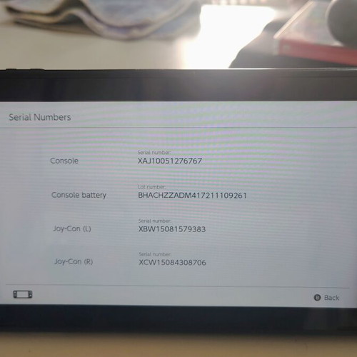 Nintendo Switch console with accessories and carrying case