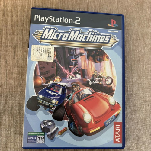 Micro Machines PlayStation 2 game used, complete