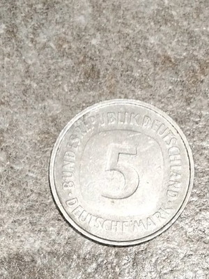 Deutsch 5 Mark 1975 μεταχειρισμένο σε άριστη κατάσταση