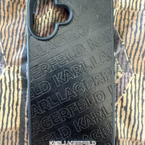 Karl Lagerfeld iPhone 16 Case new, black with brand name