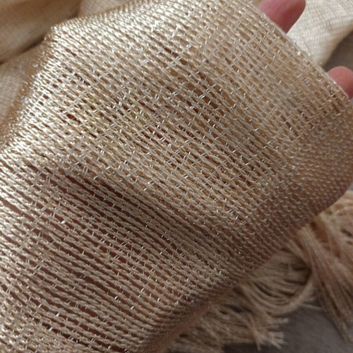 Pashmina scarf like new, gold color