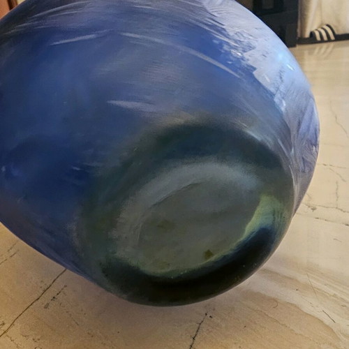 Vase like new, blue
