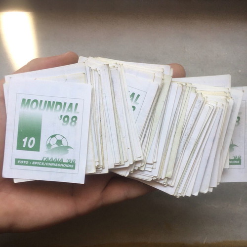Mundial 98 stickers like new, retro vintage