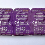 Ημερήσιοι φακοί επαφής μυωπίας TopVue Elite+ 4 ζευγάρια -1.50 καινούργιοι