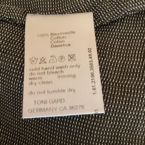 Toni Gard women's set transparent cropped jacket and asymmetric skirt like new