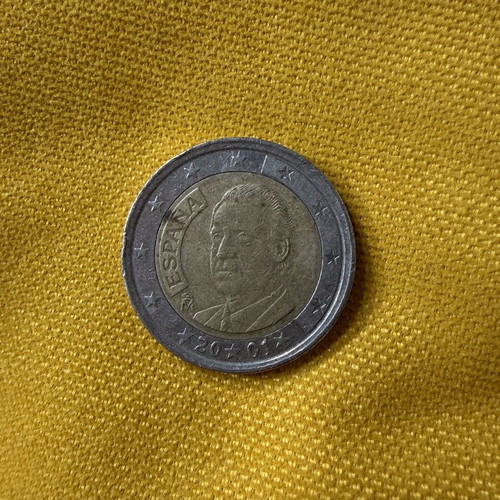 Lot of 1€, 2€ and cent coins for collectors