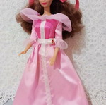 Vintage Belle doll in pink dress Mattel 1992 like new