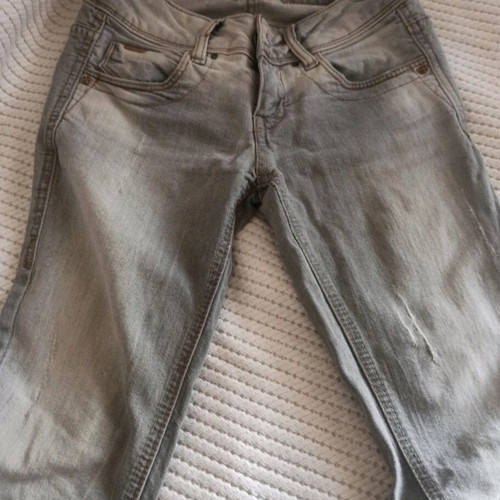 Skinny gray faded jeans Pull & Bear like new, size S