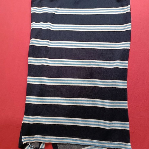 Stradivarius skirt like new, striped blue with white and light blue details, size M