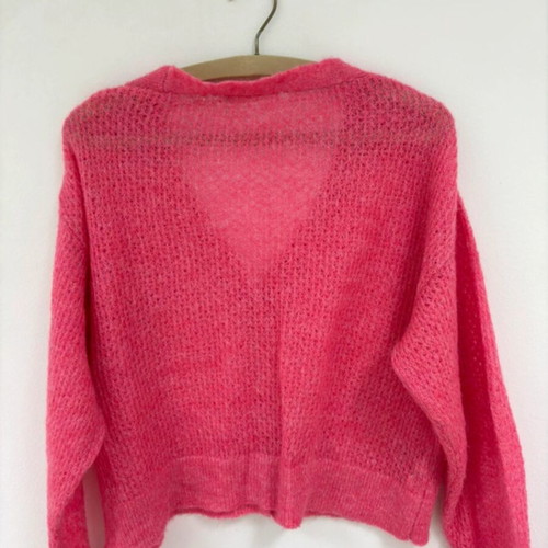 Mango cardigan pink like new, size XS oversize