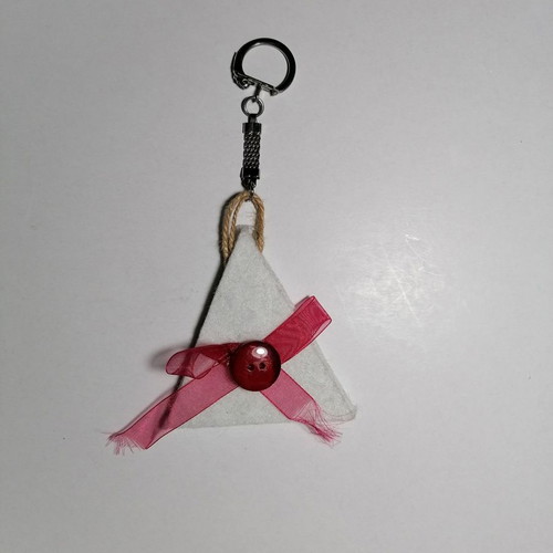 Handmade fabric keychains