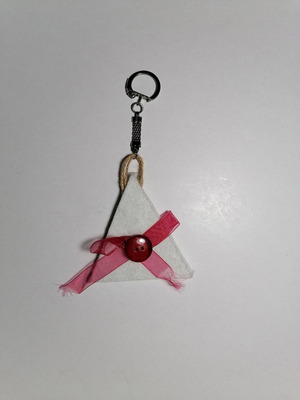Handmade fabric keychains