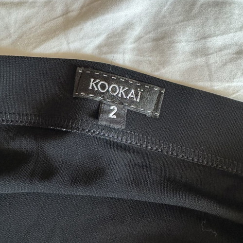 Kookaï black A-line skirt like new, size M