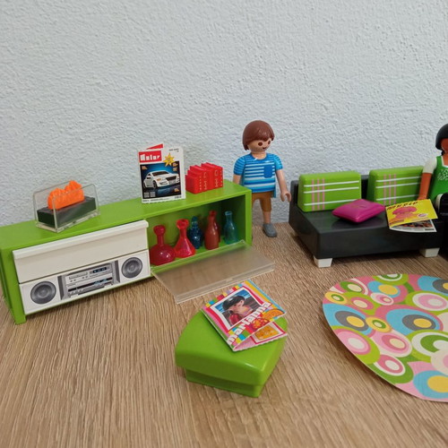 Playmobil City Life Living Room Set used