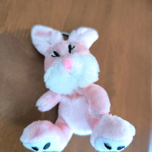 Plush Bunny Keychain like new