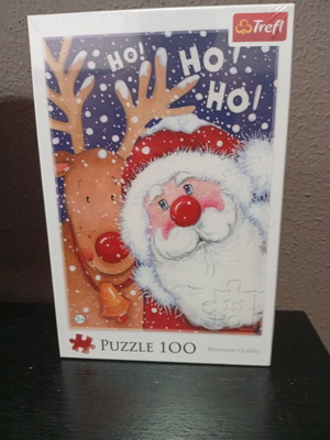 Trefl Santa Claus and Rudolf 100-Piece Kids Puzzle new