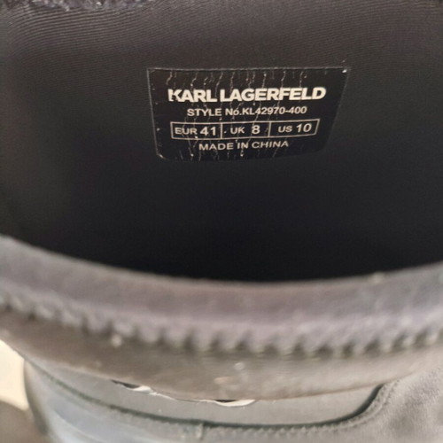 Karl Lagerfeld KL42970 boots like new, leather, black, size 41
