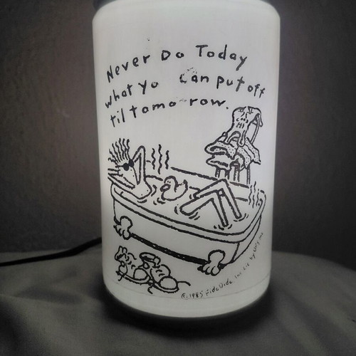 Fido Dido 1985 desk lamp new, decorative