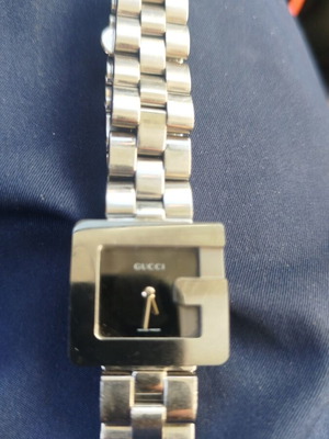 Ρολόι Gucci 3600m γυναικείο σαν καινούργιο, μαύρο