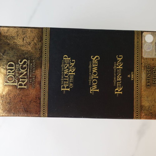 The Lord of the Rings The Motion Picture Trilogy Extended Edition Blu-ray like new with Greek subtitles