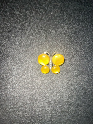 Pin used, yellow