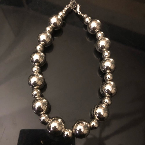 Silver anklet like new with double clasp