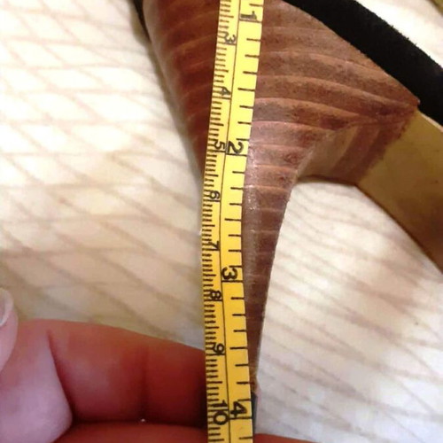 Replay sandals like new with stiletto heel and wood effect