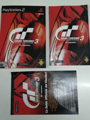 Корицa и книжка Gran Turismo 3: A-Spec за Ps2 като нови