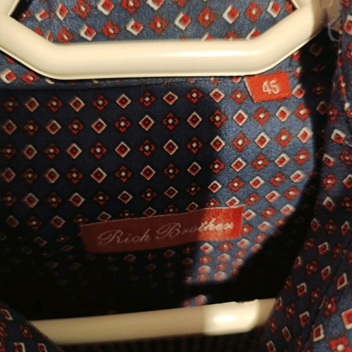 Shirt No 45 XXL Like New Blue with Red Details