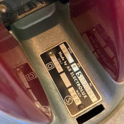 Electrolux B9 floor polisher used, vintage 50’s