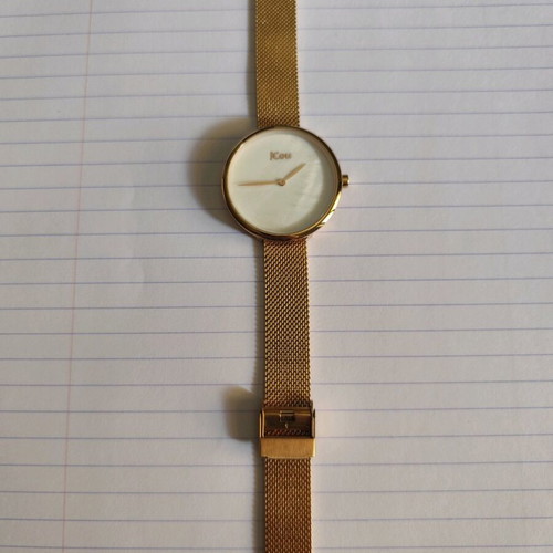 Jcou women's watch new, gold color
