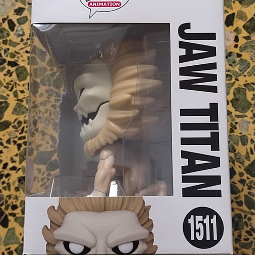 Funko Pop Jaw Titan 1511 Crunchyroll exclusive new with protector