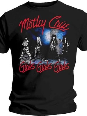 Motley Crue Unisex T-shirt Smokey Street L brand new, black