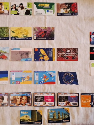 Phone cards from the '90s like new