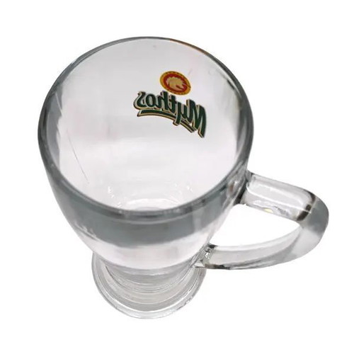 Mythos Beer Pint Glasses set of 4, new, 0.5L