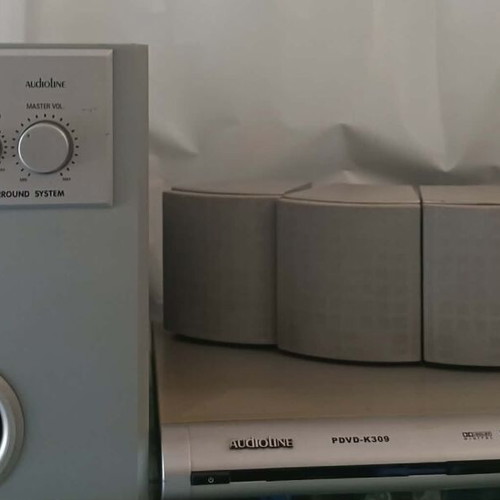 Home Cinema DHT 511S Audioline with DVD Player and 5.1 Surround