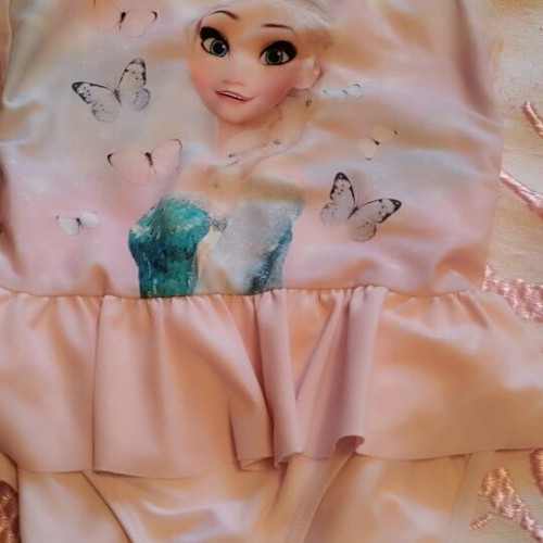 H&M Elsa Frozen Swimsuit like new, ages 4-6, pink