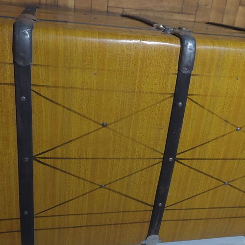 Metal Chest used, vintage 70s, dimensions 96x50x53cm