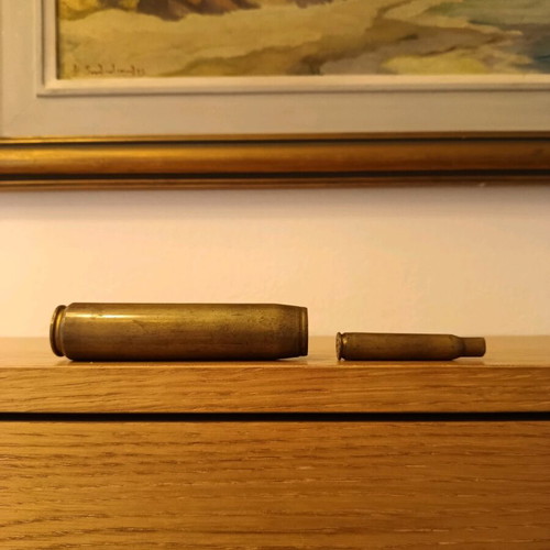 Brass casings used, set of 2 pieces