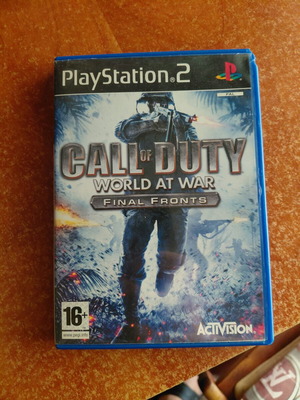 Call of Duty World at War Final Fronts PS2 like new, no manual