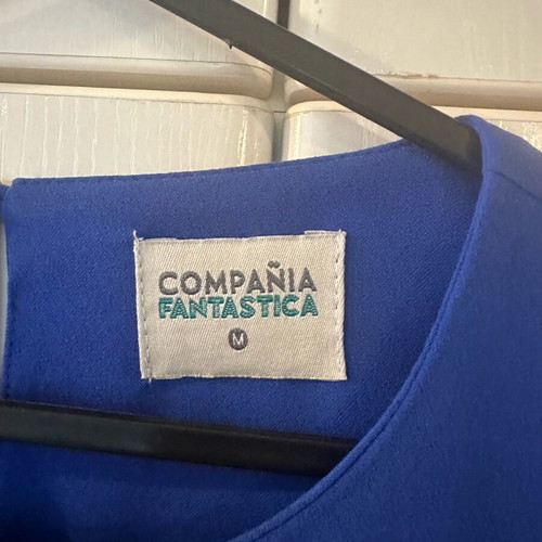Compania Fantastica blue dress size M like new