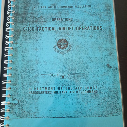 Weather for Aircrews and C-130 Tactical Airlift Operations manuals used, set of two