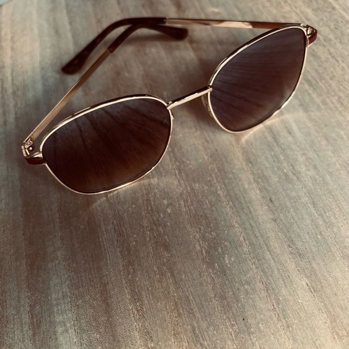 Gianni Venturi sunglasses new, brown and gold tones