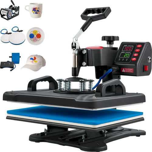 Vevor 5-in-1 Heat Press Machine 1250W New